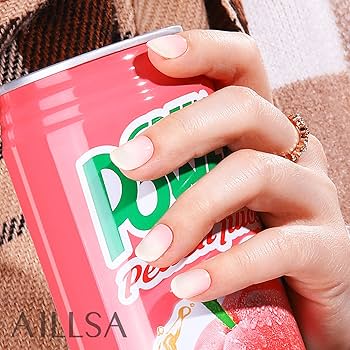 AILLSA公式 ジェルネイルシール 20枚 ネイルシール 白桃ソーダ AILLSA公式 ジェルネイルシール 20枚 ネイルシール 白桃ソーダ